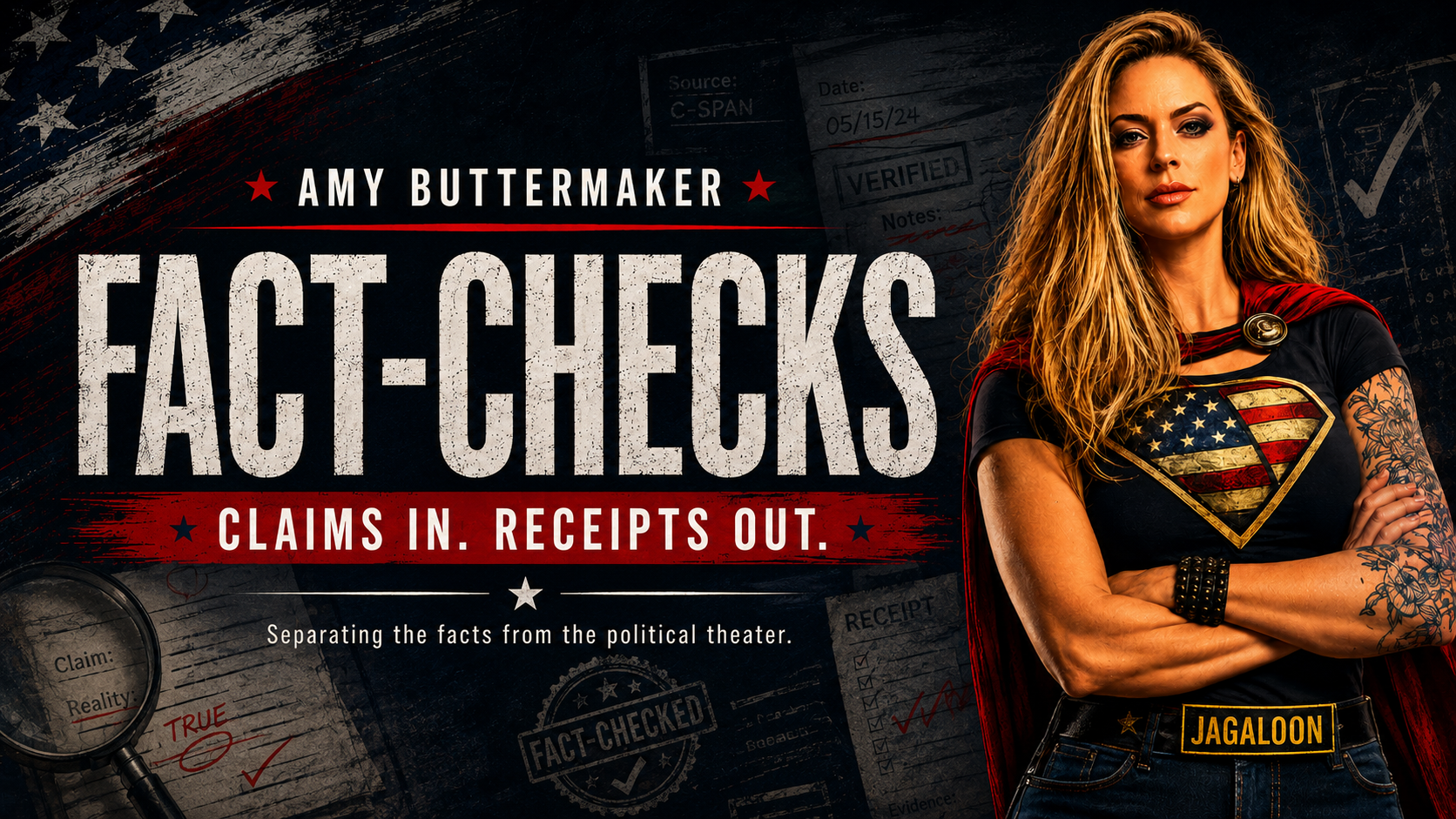 Amy Buttermaker fact-checks artwork
